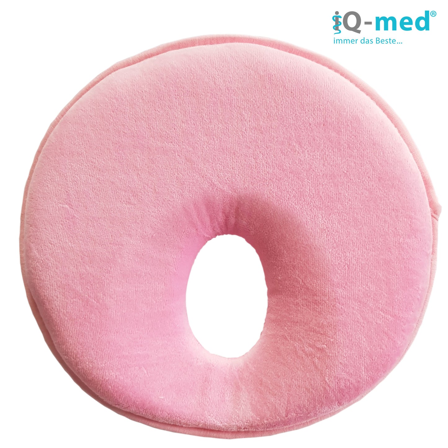 iQ-med Babykissen gegen Verformung und Plattkopf | aus viskoelastischem Schaum | passt auch im Kindersitz | Kopfkissen, Kissen für Säugling aus Memory-Schaum